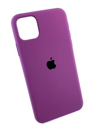 Чехол на iphone 11 pro max накладка оригинальный противоударный original soft case фиолетовый