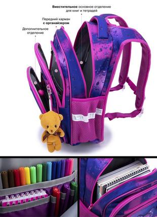 Рюкзак школьный для девочек skyname r3-243 || детский рюкзак для школы6 фото