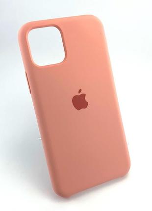 Чехол на iphone 11 pro накладка оригинальный противоударный original soft touch розовый