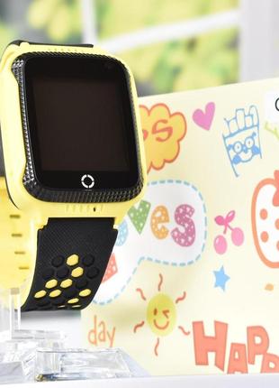 Smart baby watch q529 детские смарт часы с gps yellow