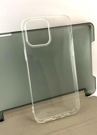 Чехол на iphone 13 pro max накладка бампер силиконовый ultra thin прозрачный глянцевый