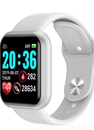 Smart watch y68 смарт-часы подсчет калорий шагомер цветной экран2 фото
