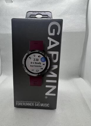 Garmin forerunner 645 music cerise (010-01863-31) смарт-часы новые!!!6 фото
