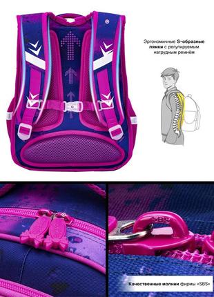 Рюкзак школьный для девочек skyname r2-183 || детский рюкзак для школы7 фото