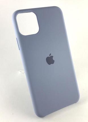 Чехол на iphone 11 pro max накладка бампер противоударный original soft case голубой