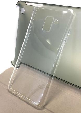 Чехол накладка для samsung a8 plus 2018, a730 на заднюю панель ultr thin прозрачный