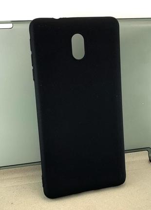 Чехол на nokia 3 накладка бампер smtt силиконовый черный