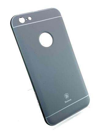 Чохол для iphone 6 plus, 6s plus накладка baseus протиударний бампер сірий