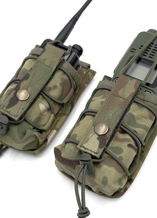 Підсумок під рацію cordura 500d мультикам (multicam) molle чохол тримач для рації