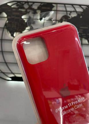 Чехол silicone case с микрофиброй для iphone 11 pro max,качественный чехол для айфон 11 про макс3 фото
