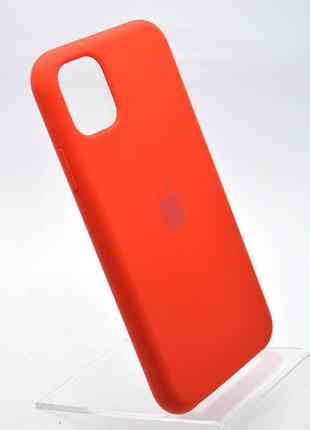 Чехол silicone case с микрофиброй для iphone 11 pro max,качественный чехол для айфон 11 про макс7 фото