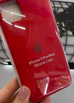 Чехол silicone case с микрофиброй для iphone 11 pro max,качественный чехол для айфон 11 про макс2 фото