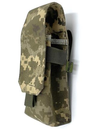 Подсумок на два магазина ак-2 пиксель мм-14 (olive) oxford 1000d molle закрытый7 фото