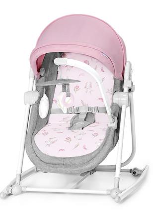 Шезлонг-качалка 5 в 1 kinderkraft nola peony rose (kbnola00pnk0000)