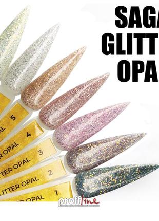 Гель фарба saga galaxy glitter opal 8 мл, №72 фото