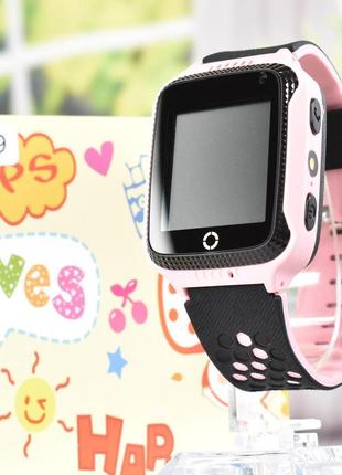 Smart baby watch q529 детские смарт часы q529 с gps pink