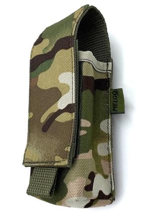 Подсумок под турникет закрытый поликордура мультикам (olive) molle