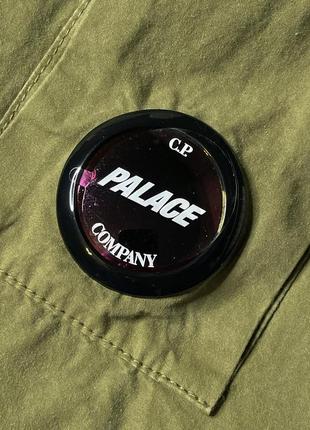 Куртка palace x c.p. company shirt jacket olive (new) | original5 фото