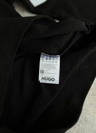 Мужской свитшот hugo boss черный весенний осенний кофта хьюго босс без капюшона (b)3 фото