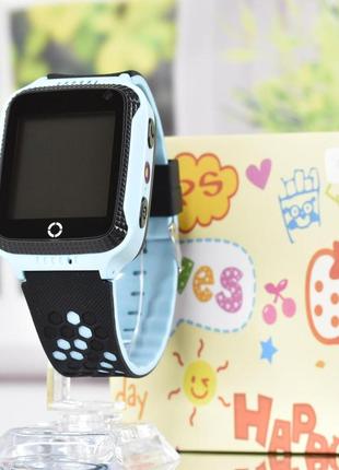 Smart baby watch q529 дитячий смарт годинник з gps blue