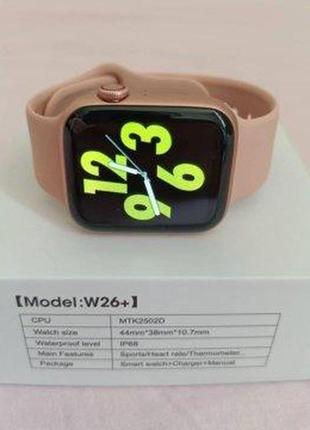 Smart watch w26 смарт-часы/экг/тонометр/ термометр/пульсометр3 фото
