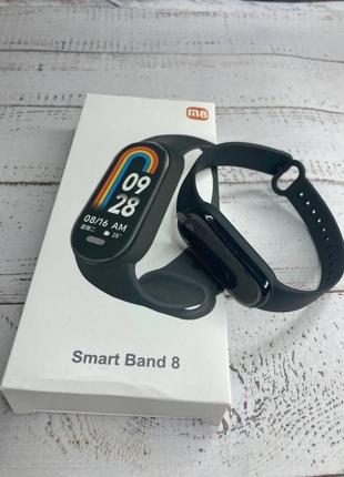 Smart band м8 фитнес трекер смарт часы grey5 фото