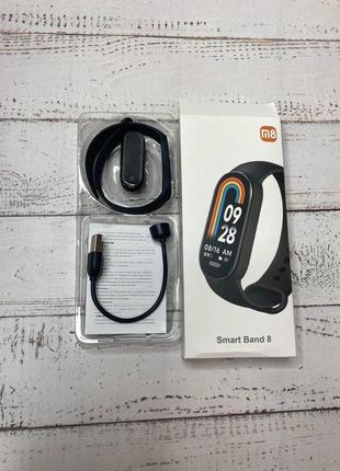 Smart band м8 фітнес трекер  смарт годинник grey7 фото