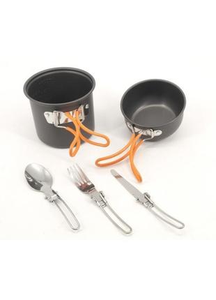 Набір посуду туристичний cooking set