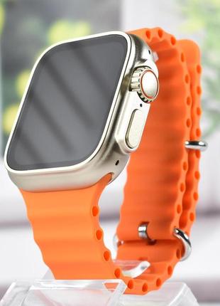 Smart watch 8 series 49 mm nfc смарт-часы gs ultra 8 orange