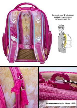 Рюкзак шкільний для дівчаток skyname r4-412 || дитячий рюкзак для школи10 фото