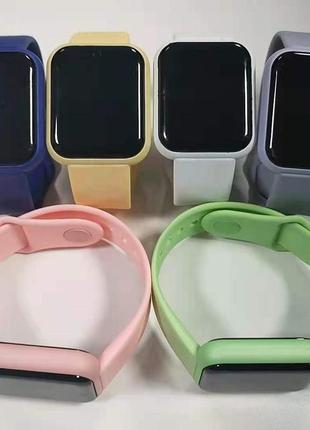 Smart watch y68s смарт-часы шагомер подсчет калорий цветной экран white10 фото