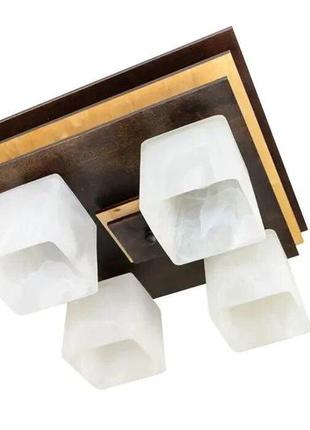 Люстра стельова 2206-4 піраміда коричнева код/артикул 2206-4