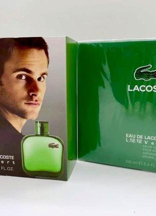 Lacoste eau de l.12.12 vert men💥original 2 мл розпив аромату затест6 фото