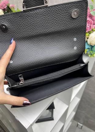 Трендовый клатч женский маленькая сумка пинко на цепочке кросс боди через плечо...