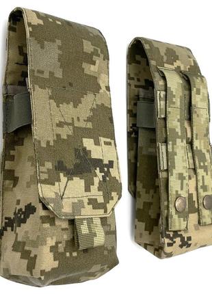 Подсумок на два магазина ак-2 пиксель мм-14 (pixel) cordura 500d molle закрытый6 фото