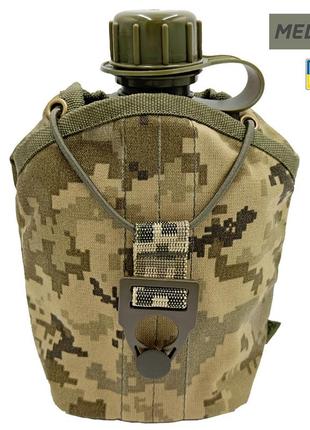 Подсумок - чехол для фляги 1л irr cordura 500d пиксель мм-144 фото