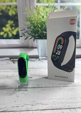 Smart band м8 фітнес трекер  смарт годинник green