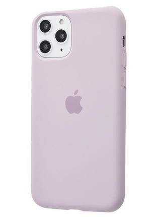 Чехол для iphone 11 pro max silicone case  (серый)