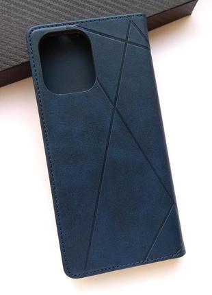 Чехол для xiaomi redmi note 11 pro / 11 pro 5g книжка подставка с магнитом и визитницей business leather4 фото