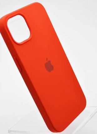 Чохол silicone case з мікрофіброю для iphone 12 pro,чохол з мікрофіброю для айфон 12 про (колір червоний)6 фото