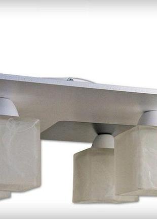 Люстра потолочная для кухни, спальни, детской, коридора тетрис/4 черно-белая код/артикул 3504-26