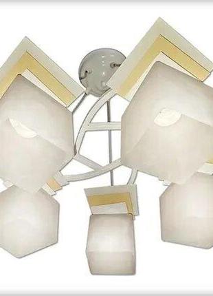 Люстра подвесной на 5 плафонов для большой кухни, детской, спальни астра/5 код/артикул 7504