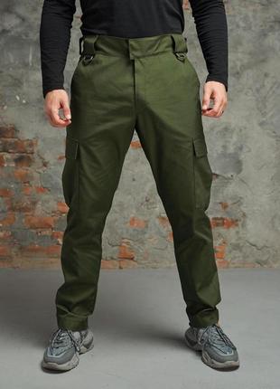 Мужские тактические штаны карго синие брюки из рип-стоп весенние осенние (b)4 фото