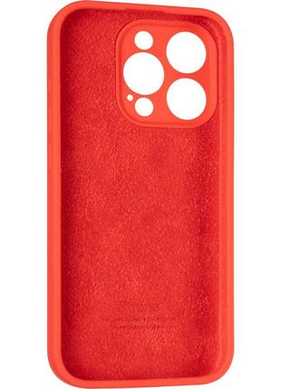 Чохол fiji silicone case full camera для apple iphone 12 pro max бампер накладка із захистом камери red3 фото