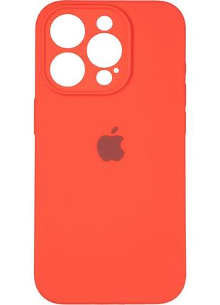 Чохол fiji silicone case full camera для apple iphone 12 pro max бампер накладка із захистом камери red2 фото