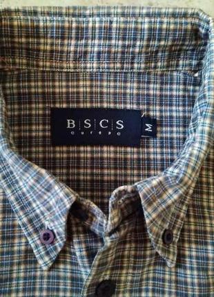 Рубашкам  хлопок bscs* реальный цвет смотрите фото воротника и кармана!2 фото
