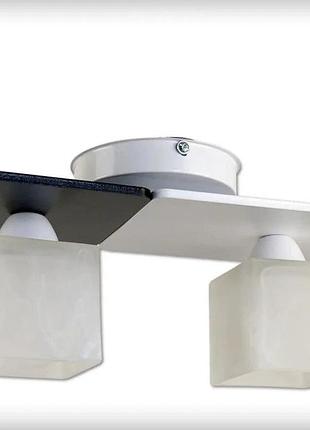 Люстра стельова для кухні, спальні, дитячої, коридору тетріс/2 коричнево-бежева код/артикул 3502-414 фото