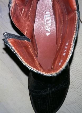 Кожаные ботинки green comfort (неместя)39 размер. стелька 25,3 см10 фото