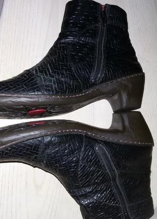 Кожаные ботинки green comfort (неместя)39 размер. стелька 25,3 см2 фото