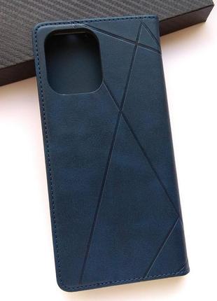 Чехол для xiaomi redmi note 12 pro 4g книжка подставка с магнитом и визитницей business leather5 фото